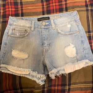 aeropostale high waisted jean shorts